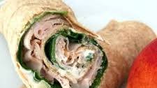 Crunchy Turkey Spinach Wraps