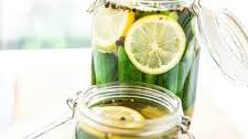 Cucumber Pickles with Lemon