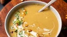Curried Delicata Squash Soup