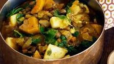 Curried Lentil, Squash and Apple Stew