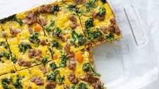 Dairy-Free Egg Casserole with Sausage and Vegetables