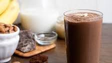 Dark Chocolate Almond Butter Smoothie