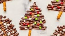 Dark Chocolate Christmas Trees