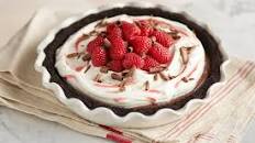 Dark Chocolate Raspberry Cream Pie Recipe