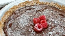 Dark Chocolate Raspberry Pie