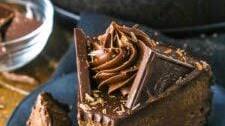 Decadent Dark Chocolate Cheesecake