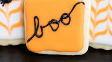 Decorated Halloween Sugar Cookies
