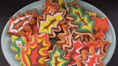 Decorated Thanksgiving Sugar Cookies