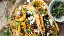 Delicata Squash Tacos with Black Beans