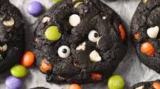 Double Chocolate Halloween Cookies