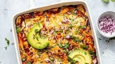 Dreamy Refried Bean Chicken Enchiladas with Homemade Enchilada Sauce