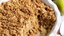 Easy Apple and Cinnamon Crumble