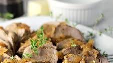 Easy Apple Cider Crock Pot Pork Tenderloin Recipe