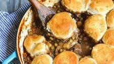 Easy Beef Pot Pie With Biscuits