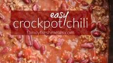 Easy Crockpot Chili