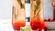 Easy Festive Cranberry Mimosa Recipe