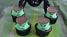 Easy Frankenstein Cupcakes
