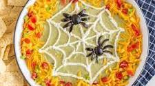 Easy Halloween Bean Dip