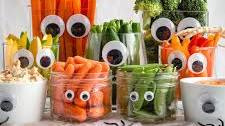Easy Monster Halloween Veggie Tray