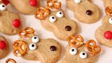 Easy Peanut Butter Reindeer Cookies (Kid-Friendly!)