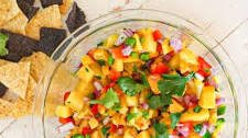 Easy Pineapple Mango Salsa with Jalapeno
