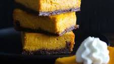 Easy Pumpkin Cheesecake Bars (No Water Bath)
