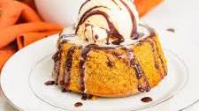 Easy Pumpkin Lava Cake