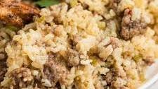 Easy Sausage and Rice Casserole