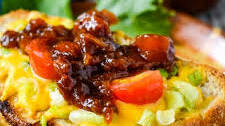 Easy spiced apricot and almond chutney