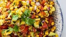 Easy spicy corn salsa