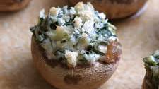 Easy Stuffed Mushrooms with Cream Cheese and Spinach