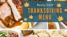 Easy Thanksgiving Menu