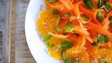 Effortless Clementine, Carrot and Mint Salad