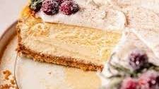 Eggnog cheesecake
