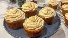 Eggnog Cupcakes With Cinnamon & Nutmeg Cream Cheese Frosting