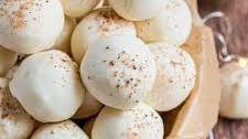 Eggnog Truffles