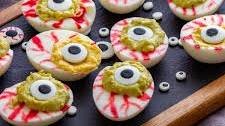 Eyeball Deviled Eggs