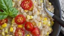Farro Risotto with Corn and Tomatoes