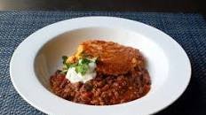 Firehouse Chili and Cornbread Casserole