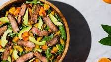 Flank Steak Salad with Orange Vinaigrette