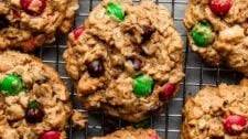 Flourless Monster Cookies