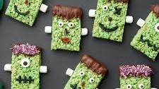 Frankenstein Crispy Rice Treats