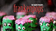 Frankenstein Marshmallow Pops