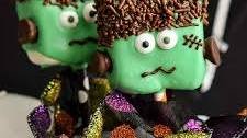 Frankenstein Marshmallow Pops