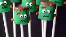 Frankenstein Marshmallow Pops