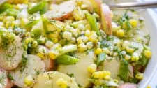 French-Style Summer Potato Salad with Corn
