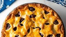 Fresh Blueberry Pie with Almond Pie Crust