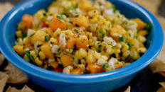 Fresh Corn and Peach Salsa