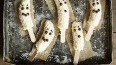Frozen banana ghosts