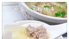 Fuzzy Melon Pork Ball Soup 節瓜肉丸粉絲湯